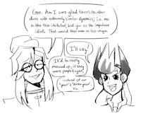 Chalcedony and Palette lament the definite nonexistence of a more popular parallel duo.